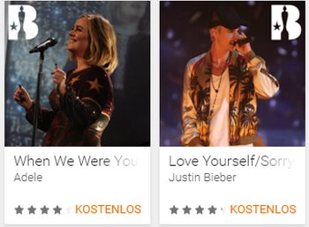 Gratis: Acht Songs der "Brit Awards 2016" bei Google Play zum Nulltarif