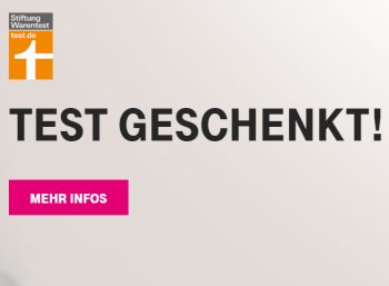 Gratis: Testbericht bei "Stiftung Warentest" für Telekom-Kunden zum Nulltarif