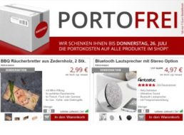 Druckerzubehoer.de: Räucherbretter und Bluetooth-Lautsprecher mit Gratis-Versand