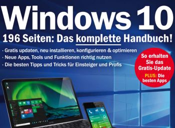 "PC Welt Sonderheft Windows 10" mit 196 Seiten zum Download