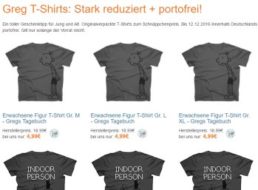 Terrashop: Greg T-Shirts für 4,99 Euro frei Haus