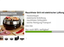 Druckerzubehoer.de: BarbeQool-Grill mit elektrischer Lüftung, optional mit Pizza-Set