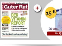 Guter Rat: Jahresabo der Verbraucherzeitschrift für 2,60 Euro