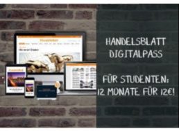 Handelsblatt: Digitalpass zum Studi-Preis von 12 Euro pro Jahr