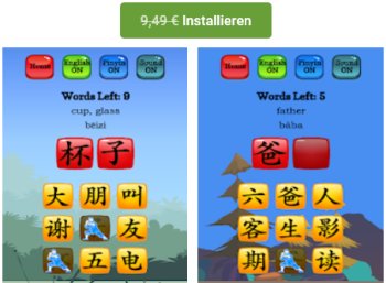 Gratis: App: "Learn Mandarin - HSK 1 Hero" im Wert von knapp 10 Euro