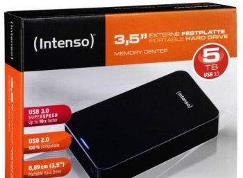 Ebay: Intenso Memory Center mit 5 TByte für 125 Euro frei Haus