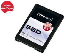 Ebay: Intenso SSD mit 256 GByte für 74,90 Euro frei Haus