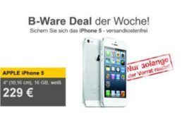 Allyouneed: iPhone 5 als Demo-Ware für 229 Euro frei Haus