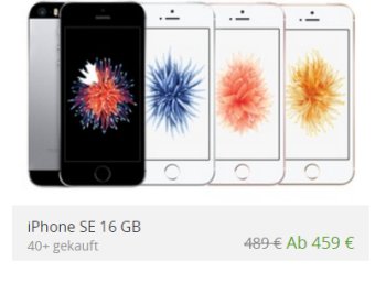 Groupon: iPhone SE für 439 Euro frei Haus dank Gutschein