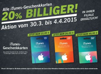 iTunes-Rabatt Lidl März-April 2015