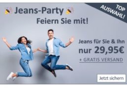 Jeans Direct: Markenjeans für 29,95 Euro frei Haus