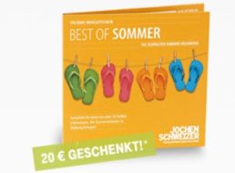 Jochen Schweizer: "Best of Summer"-Gutschein mit 20 Euro Rabatt für Telekom-Kunden