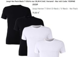 Joop: Viererpack T-Shirts für 39,90 Euro inklusive Versand