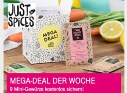 Telekom: Neun Gewürzproben für 3,90 Euro frei Haus via "Just Spices"