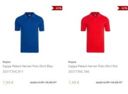 Kappa: Poloshirts für 7,99 Euro frei Haus