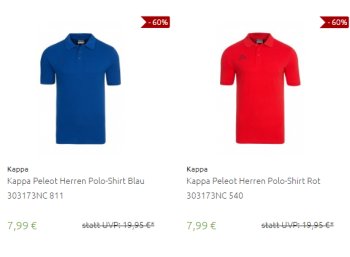 Kappa: Poloshirts für 7,99 Euro frei Haus