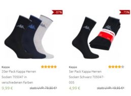 Kappa: 20 Paar Socken für 9,99 Euro frei Haus