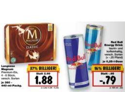 Kaufland: Viererpack Magnum für 1,88 Euro