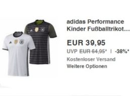 Ebay: EM-Trikot 2016 für Kinder zum Preis von 39,95 Euro frei Haus