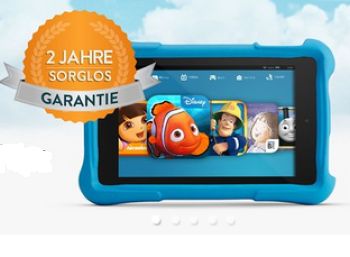 Kindle Fire HD Kids Edition-Tablet mit "Sorglos-Garantie" (Bild: Amazon.de)