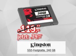 Redcoon: Kingston SSDNow V300 mit 240 GByte für 79,90 Euro