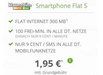 Modeo: 100 Freiminuten und 300 MByte im Telekom-Netz für 1,95 Euro