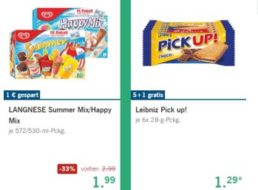 Lidl: Langnese "Happy Mix" und "Summer Mix" ab Donnerstag reduziert