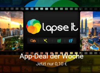 Lapse It: Gut bewertete Zeitraffer-App im Playstore für 10 Cent