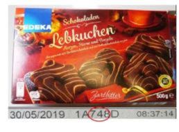 Rückruf: Plastikteile in Schokoladen-Lebkuchen von Edeka gefunden