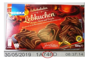 Rückruf: Plastikteile in Schokoladen-Lebkuchen von Edeka gefunden