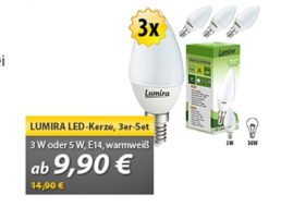 Meinpaket: Dreierpack LED-Birnen ab 9,90 Euro frei Haus