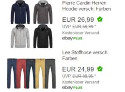 Lee: Stoffhose in verschiedenen Farben für 24,99 Euro frei Haus