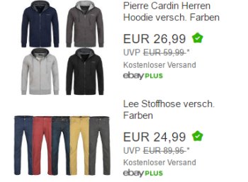 Lee: Stoffhose in verschiedenen Farben für 24,99 Euro frei Haus