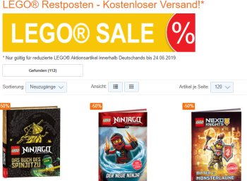 Terrashop: Lego-Sale mit Gratis-Versand ohne Mindestbestellwert