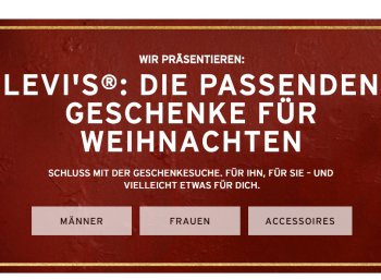 Levis: 20 Prozent Rabatt und Gratis-Versand