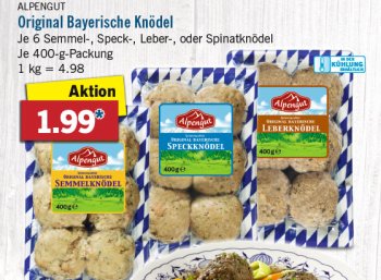 Lidl: Kulinarisches Alpenfest mit zahlreichen Spezialitäten ab dem 21. April 2016