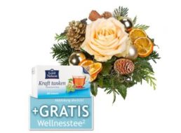 Lidl: Weihnachts-Blumenstrauß mit Präsent ab 14,99 Euro frei Haus