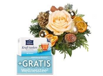 Lidl: Weihnachts-Blumenstrauß mit Präsent ab 14,99 Euro frei Haus