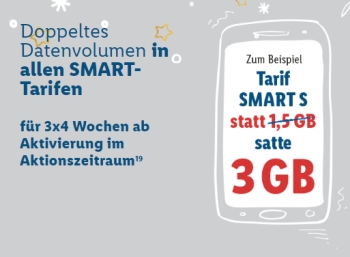 Lidl Connect: Tarif "Smart S" jetzt mit Telefon- und SMS-Flat für 7,99 Euro