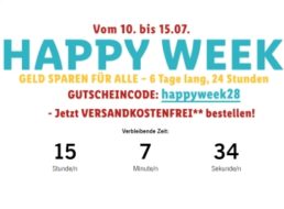 Lidl: Happy Week mit Gratis-Versand und täglich neuen Angeboten