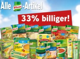 Lidl: 30 Prozent Rabatt auf alle Knorr-Artikel bis Samstag