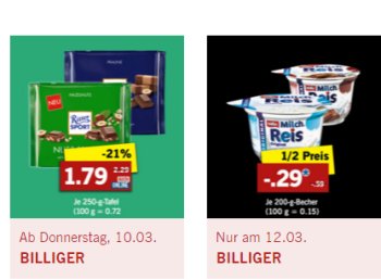 Lidl Ritter Sport 250 Gramm Fur 1 79 Euro Zahlreiche Sorten Discountfan De