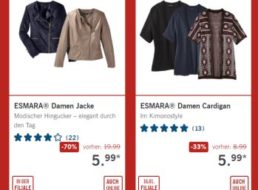 Lidl: Super-Sale mit um bis zu 70 Prozent reduzierten Mode-Schnäppchen