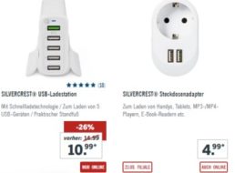 Lidl: Technik-Spezial mit Powerbanks, USB-Ladestationen und Lautsprechern