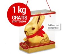 Gratis: Kilo-Goldhase bei Lindt für neue Mitglieder im "Chocoladen Club"