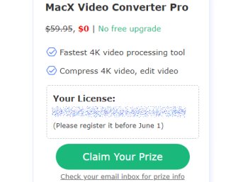 Gratis: "MacX Video Converter Pro" für 0 Euro nach Umfrage 