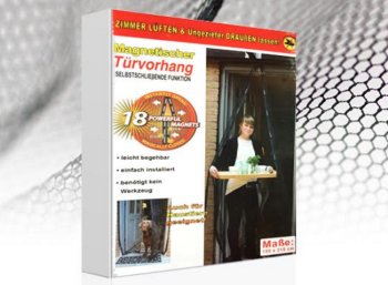 Exklusiv: Magnetischer Türvorhang mit guten Bewertungen für 9,99 Euro frei Haus