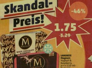 Penny: Magnum im Viererpack für 1,75 Euro 