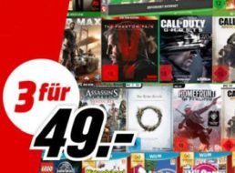 Mediamarkt: Drei Games für 49 Euro für wenige Tage