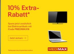 Medimax: 10 Prozent Rabatt auf reduzierte Technik-Restposten